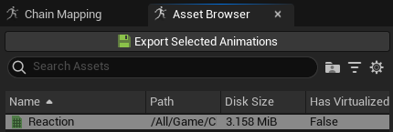 Export Selected Animations