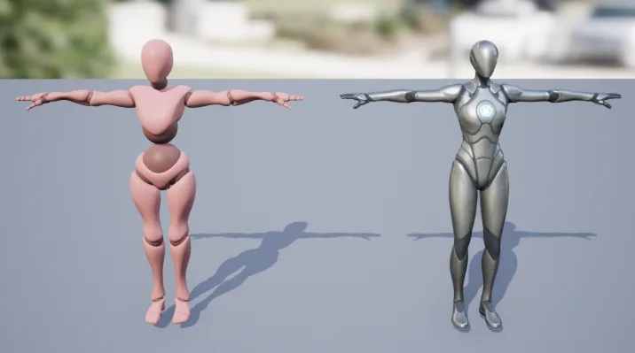 Mixamo X Bot to UE 5 Mannequin